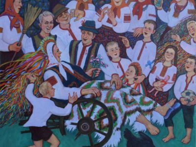 Юрій Лесюк. Повесільна. Полотно, олія, 90х85, 2016 рік